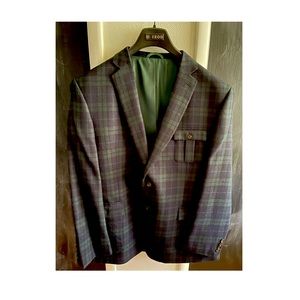 Izod Men’s Sport Coat (plaid/tartan)